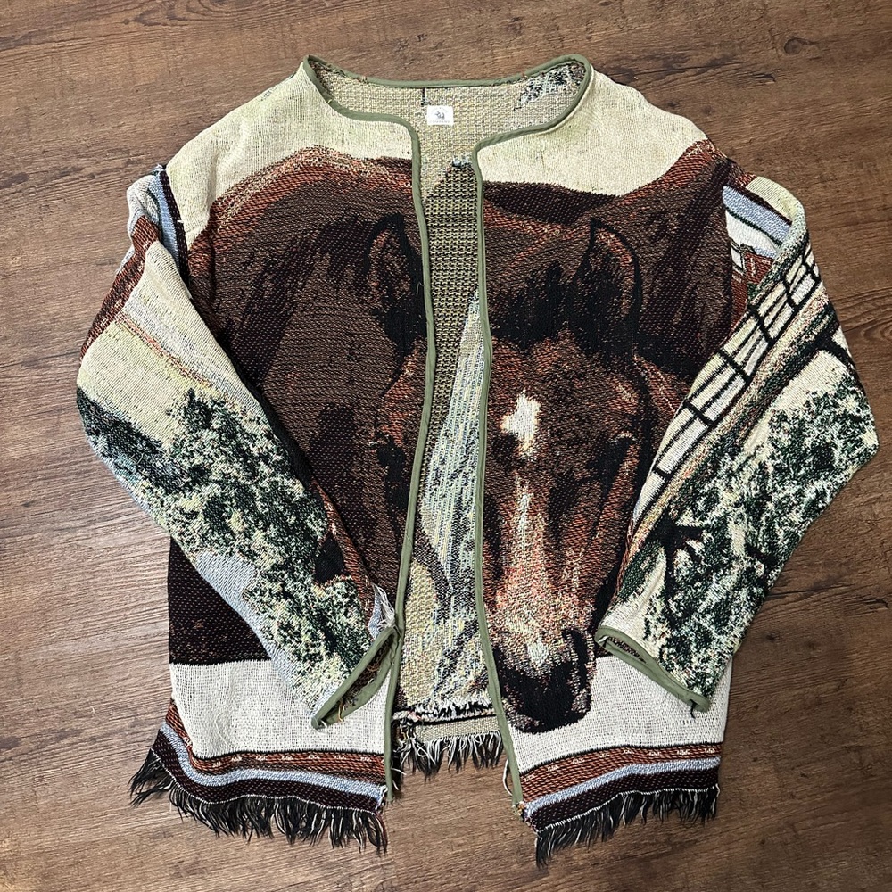 Horse cardigan
